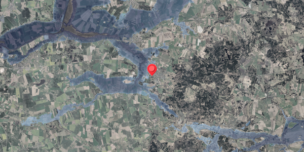 Stomflod og havvand på Linde Alle 30, . , 8963 Auning