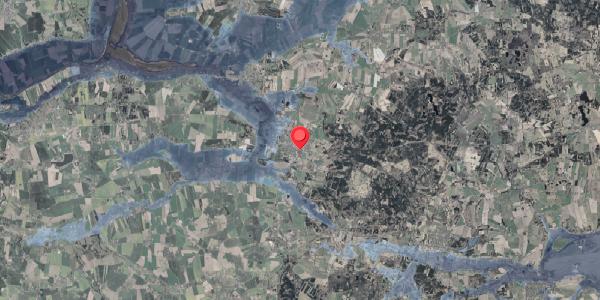 Stomflod og havvand på Nyvangsvej 6, . , 8963 Auning