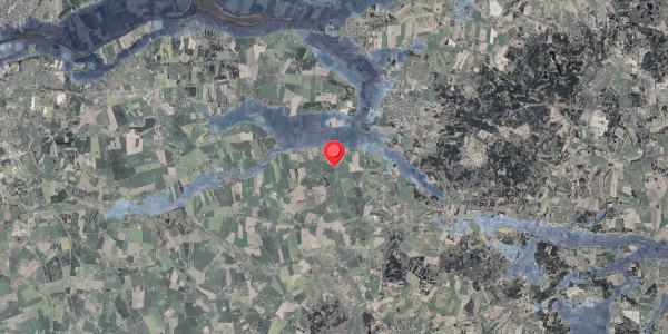 Stomflod og havvand på Oustrupvej 8, 8963 Auning