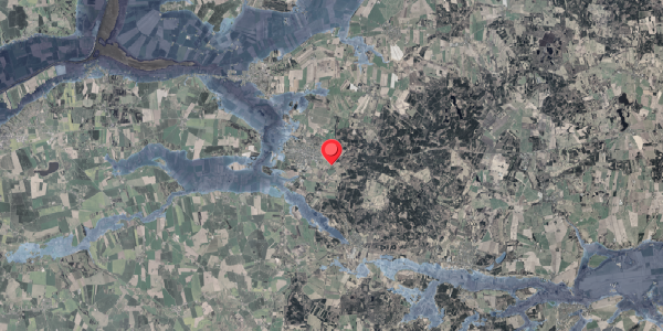 Stomflod og havvand på Pindstrupvej 2, . , 8963 Auning
