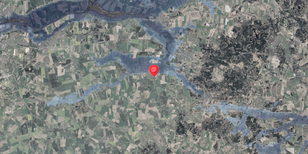 Stomflod og havvand på Ringvej 1, 8963 Auning