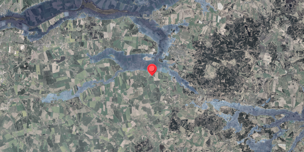 Stomflod og havvand på Ringvej 8, 8963 Auning