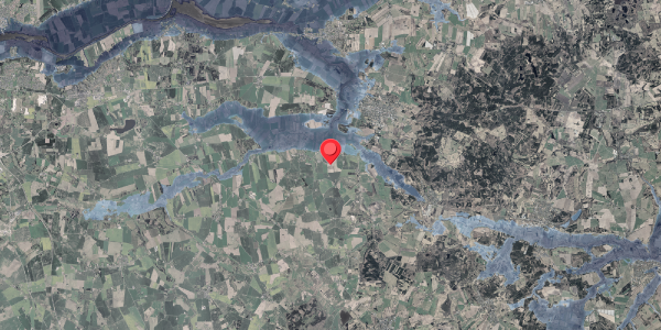 Stomflod og havvand på Ringvej 12, 8963 Auning