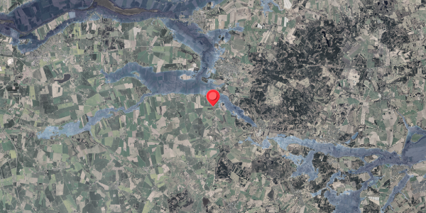 Stomflod og havvand på Ringvej 16, 8963 Auning