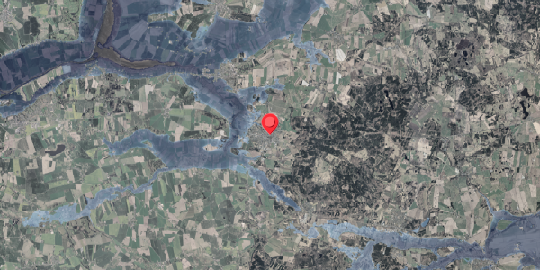 Stomflod og havvand på Rolighedsvej 7, 8963 Auning