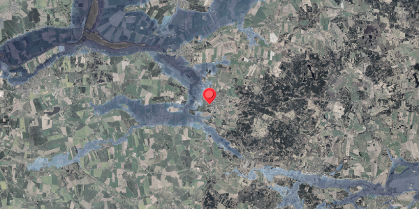Stomflod og havvand på Stenagervej 6, 8963 Auning