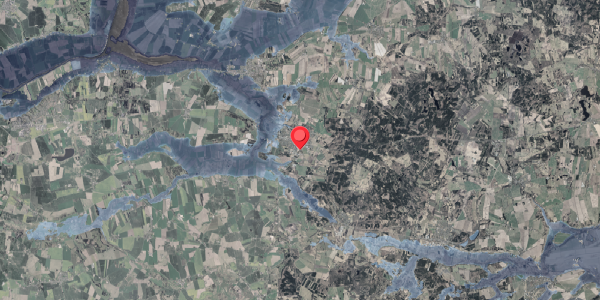 Stomflod og havvand på Torvegade 5, 8963 Auning