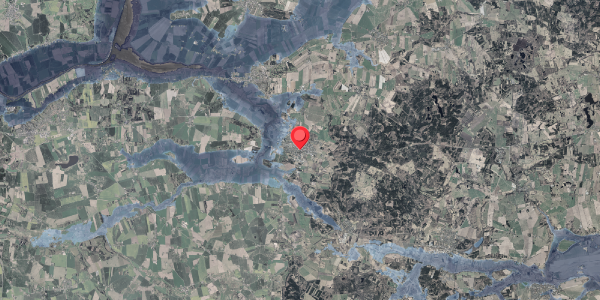 Stomflod og havvand på Torvegade 6, 8963 Auning
