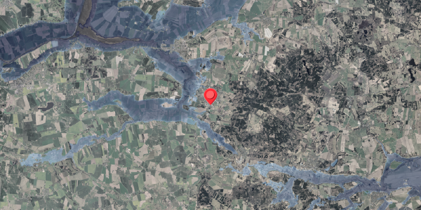 Stomflod og havvand på Torvegade 7, 8963 Auning