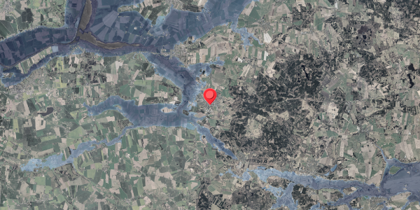 Stomflod og havvand på Torvegade 18, 8963 Auning