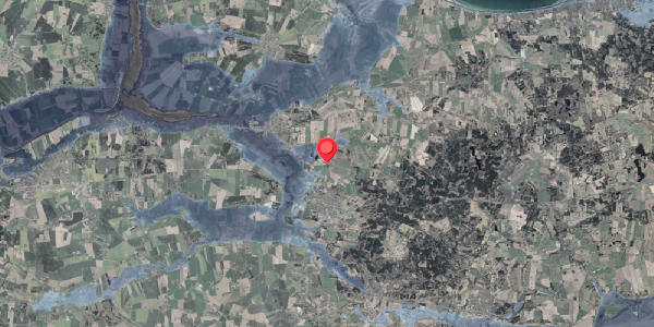 Stomflod og havvand på Tårupvej 21, 8963 Auning