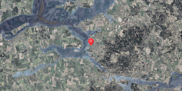 Stomflod og havvand på Vestergade 46D, . , 8963 Auning