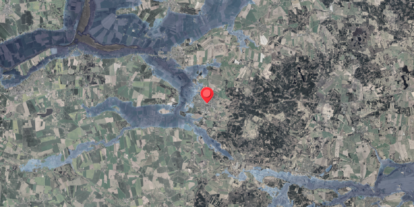 Stomflod og havvand på Østergade 7, 8963 Auning