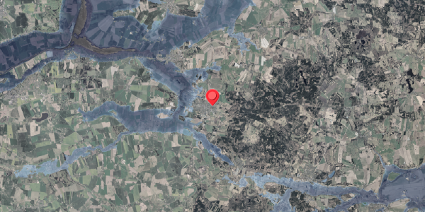 Stomflod og havvand på Østervangs Alle 21, . , 8963 Auning