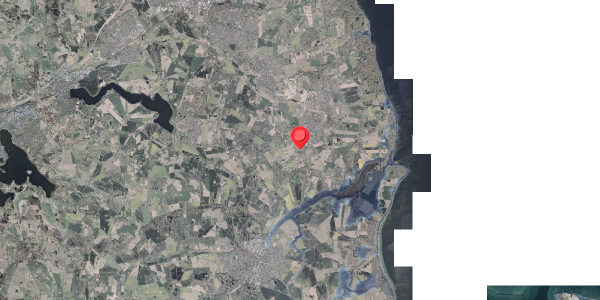 Stomflod og havvand på Banevolden 3, 8340 Malling