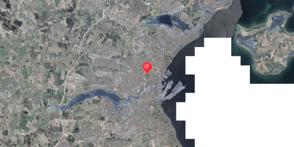 Stomflod og havvand på Borgmester Jakob Jensens Gade 1, 3. th, 8000 Aarhus C