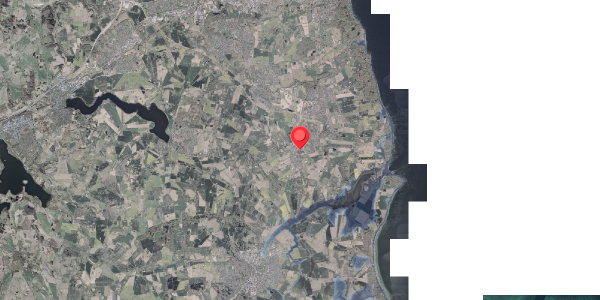 Stomflod og havvand på Bredgade 86, 8340 Malling