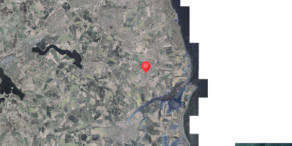 Stomflod og havvand på Bredgade 89, 8340 Malling