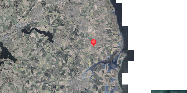 Stomflod og havvand på Bredgade 104, 8340 Malling