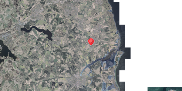 Stomflod og havvand på Bredgade 129, 8340 Malling