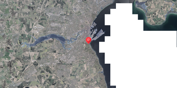 Stomflod og havvand på Carl Nielsens Vej 5, 8000 Aarhus C
