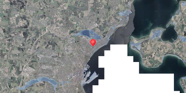 Stomflod og havvand på Enebærvej 16, 8240 Risskov