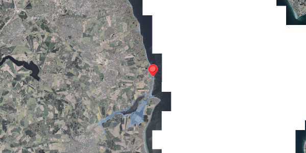 Stomflod og havvand på Engbovej 21, 8340 Malling