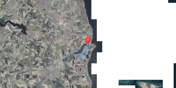 Stomflod og havvand på Fjordvej 13, 8340 Malling