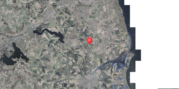 Stomflod og havvand på Hinnedrupvej 1, 8340 Malling