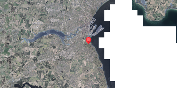 Stomflod og havvand på Oddervej 16, 8000 Aarhus C