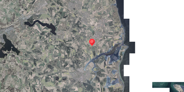Stomflod og havvand på Oddervej 500, 8340 Malling