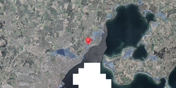 Stomflod og havvand på Skæring Havvej 85, 8250 Egå