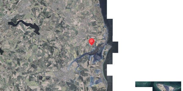 Stomflod og havvand på Starupvej 175, 8340 Malling