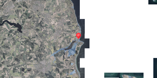 Stomflod og havvand på Strandbovej 36, 8340 Malling