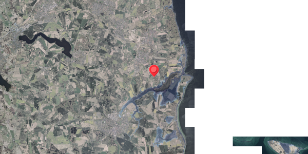 Stomflod og havvand på Synnedrupvej 197, 8340 Malling