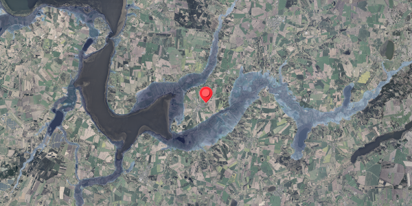 Stomflod og havvand på Egevej 21, 8832 Skals