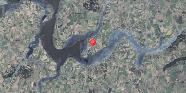 Stomflod og havvand på Engvej 21, 8832 Skals