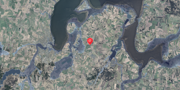 Stomflod og havvand på Overmarkvej 87, . , 7840 Højslev