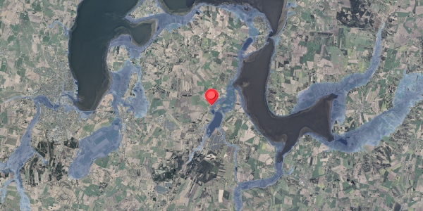 Stomflod og havvand på Ørumvej 104, 7840 Højslev