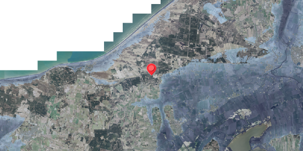 Stomflod og havvand på Harestien 13, 9460 Brovst