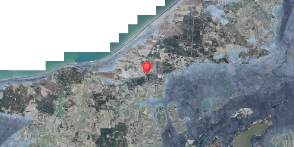 Stomflod og havvand på Oddervej 5, 9460 Brovst