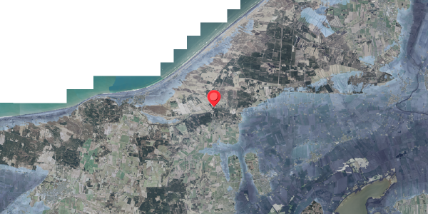 Stomflod og havvand på Oddervej 9, 9460 Brovst