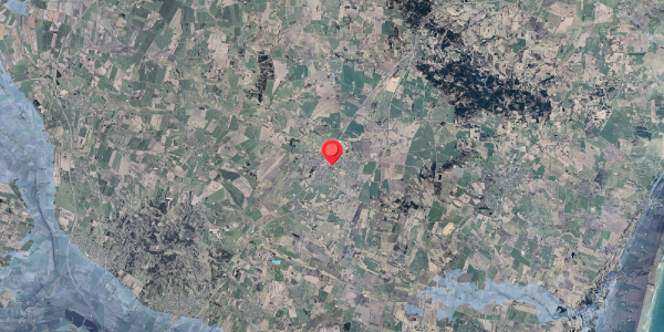 Stomflod og havvand på Algade 9, 9320 Hjallerup