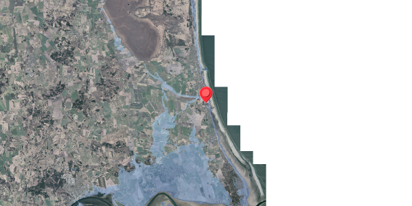 Stomflod og havvand på Haslevgaarde Strand 8, 9560 Hadsund