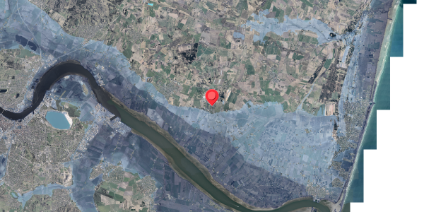 Stomflod og havvand på Borgergade 21, 9362 Gandrup