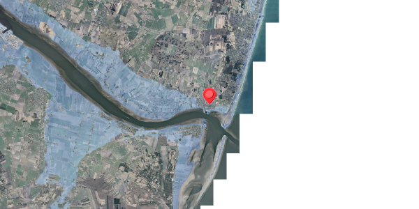 Stomflod og havvand på Lindevej 9, 9370 Hals