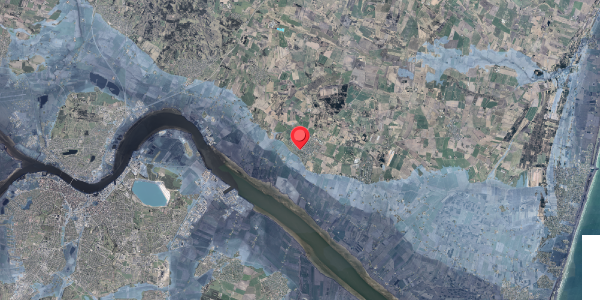 Stomflod og havvand på Svalevej 1, 9310 Vodskov