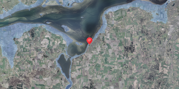 Stomflod og havvand på Vestergade 5, 9240 Nibe