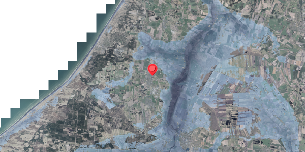Stomflod og havvand på Bredgade 21, 9490 Pandrup