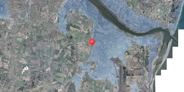 Stomflod og havvand på Aagade 69, 9280 Storvorde